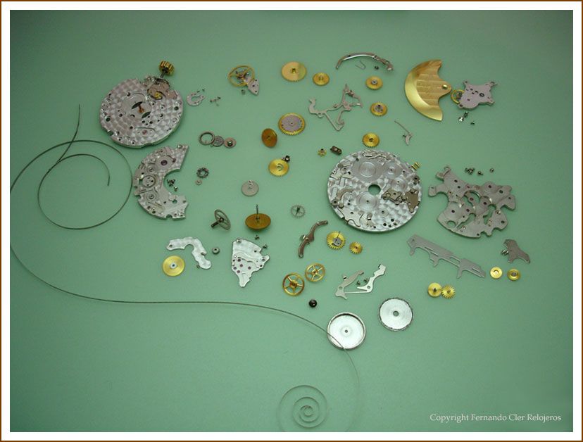 Reparación de un reloj Blancpain automático con funciones de cronógrafo y calendario perpetuo Blancpain crono con caleendario perpetuo