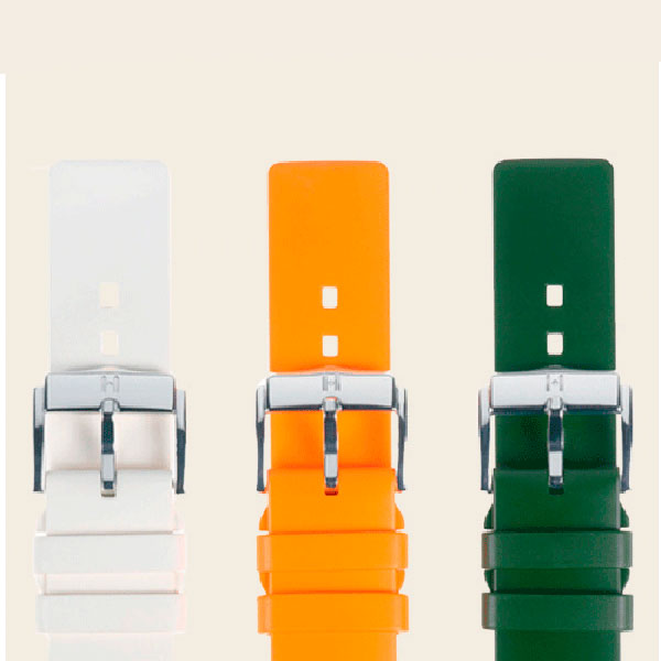 blanco-naranja-verde CORREAS-DE-RELOJ-HIRSCH