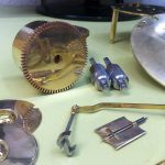 Detalle del barrilete, ejes de cubo y &aacute;ncora